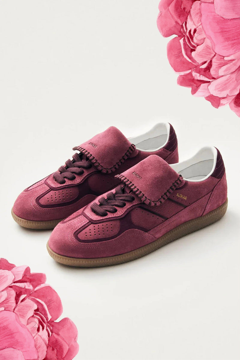 ALOHAS | The 490 Club Suede Leather Sneaker - Raspberry