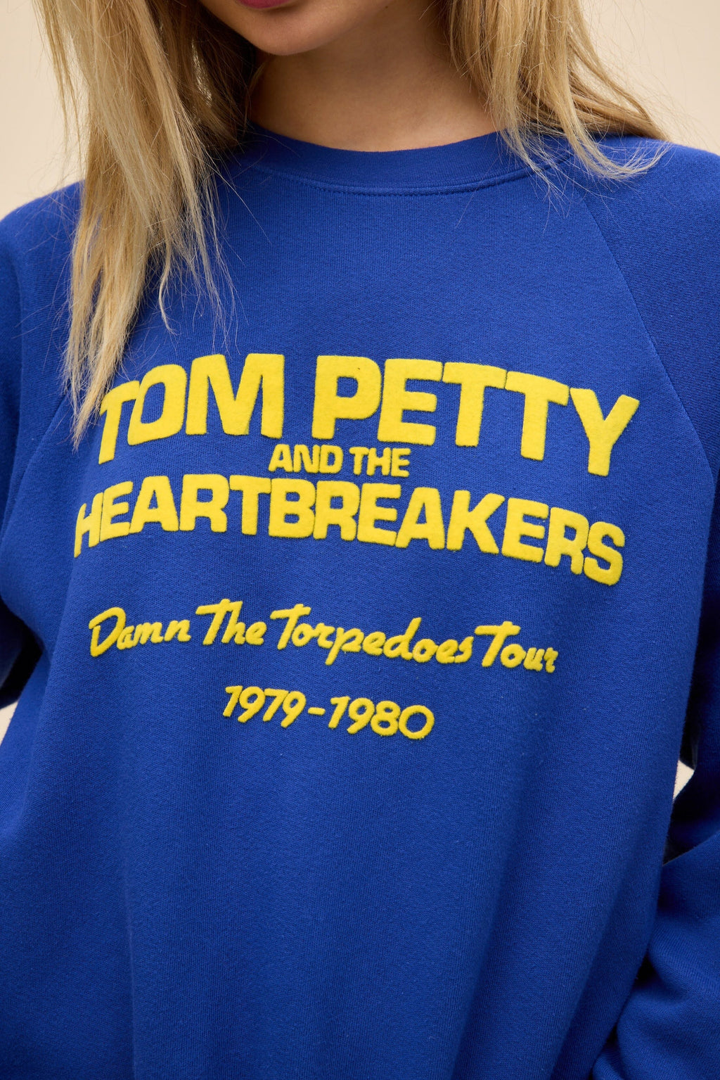 DAYDREAMER | Tom Petty Damn The Torpedoes Vintage Sweatshirt - Blue Quartz
