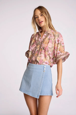 SUNDAYS | Sorrel Skort - Light Wash