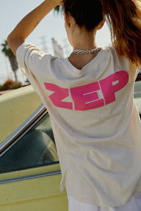 DAYDREAMER | Led Zep Merch Tee - Dirty White