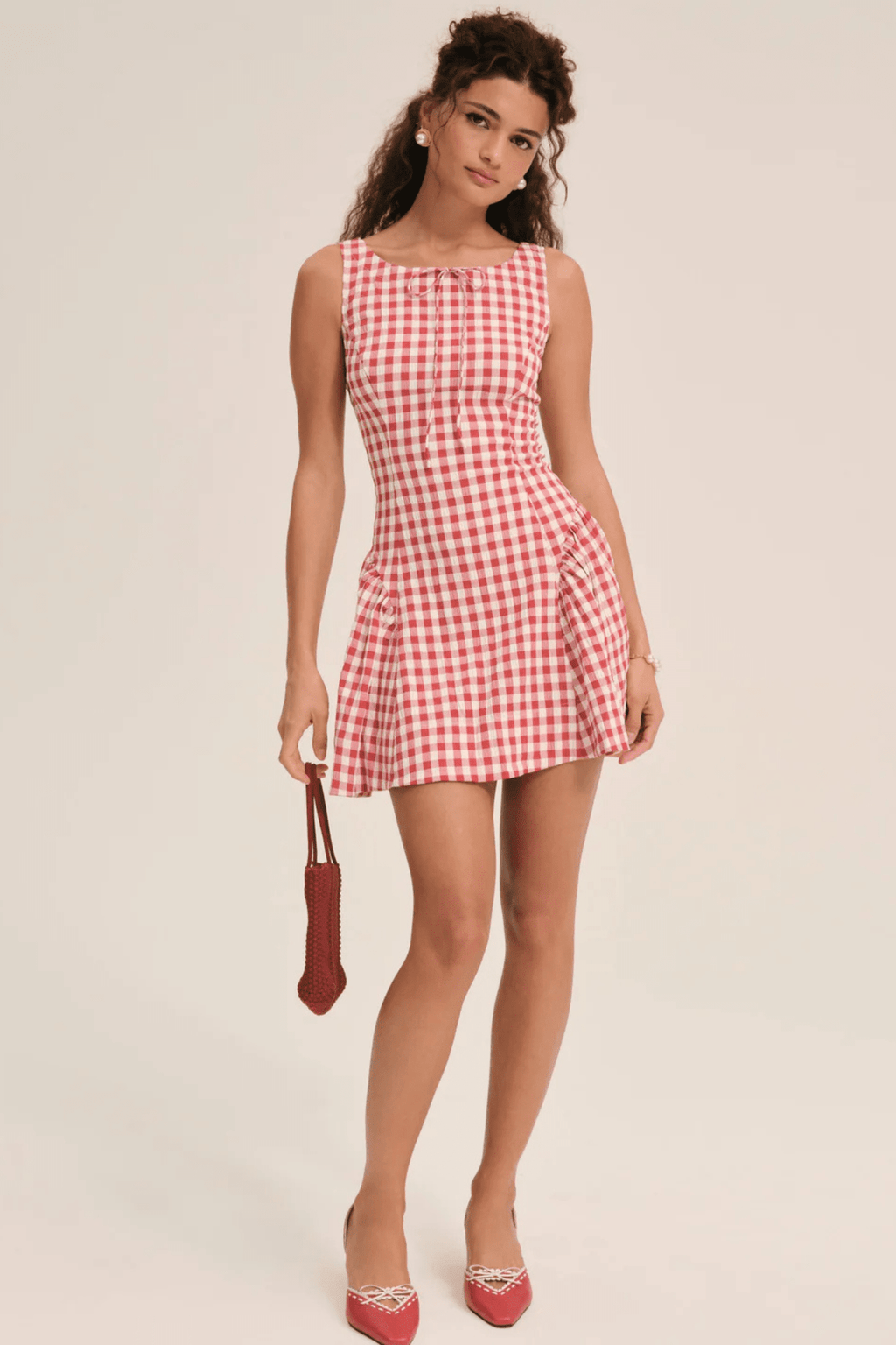 FOR LOVE & LEMONS | Scotch Bonnet Mini Dress - Red