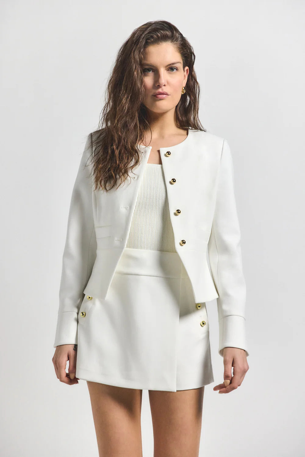 DEREK LAM | Elizabeth Jacket - Soft White – Scarlet Clothing DEREK LAM | Elizabeth Jacket - Soft White – Scarlet Clothing