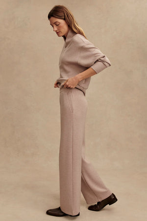 VARLEY | The Wide leg Pant 30" - Taupe Marl