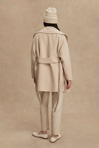 VARLEY | Edgemere Wrap Jacket - Pumice Stone Marl
