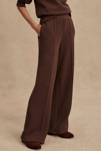VARLEY | The Wide Leg Pant 30 - Coffee Bean Marl