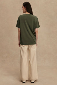 VARLEY | Leighton Boyfriend Tee - Racing Olive