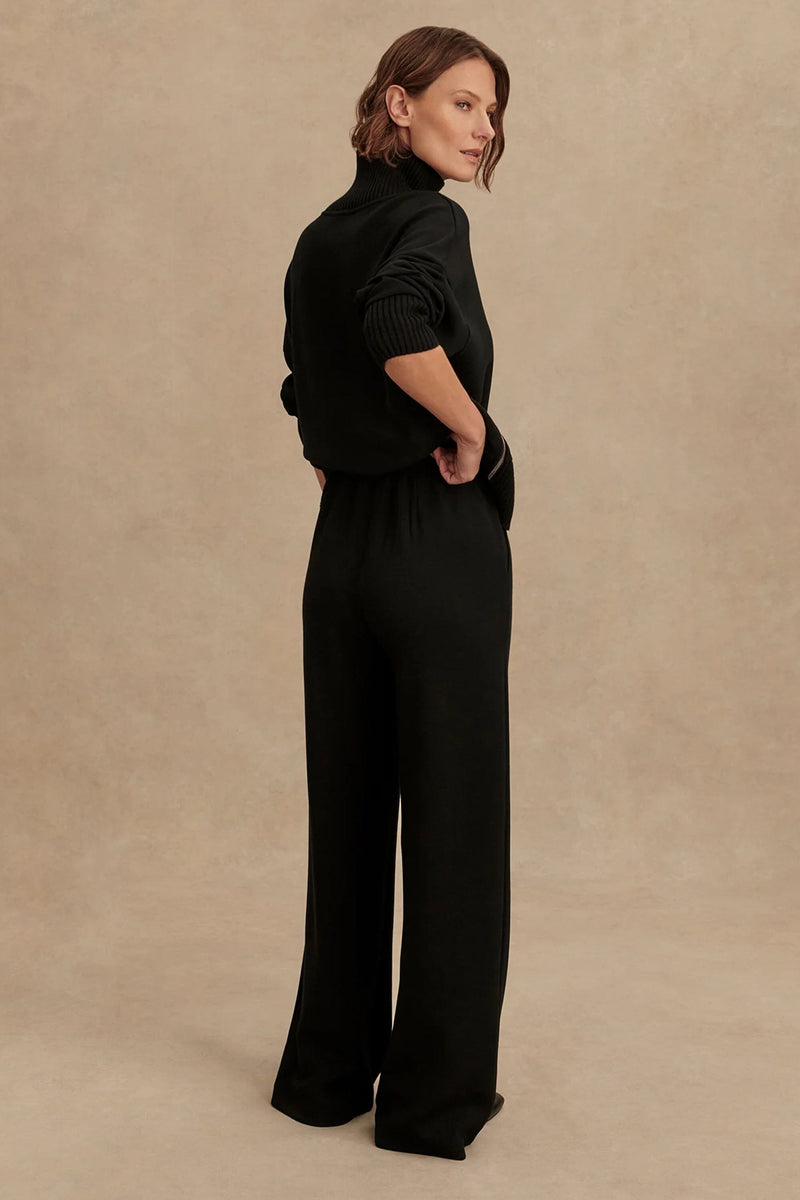 VARLEY | The Extra Wide Leg Pant - Black