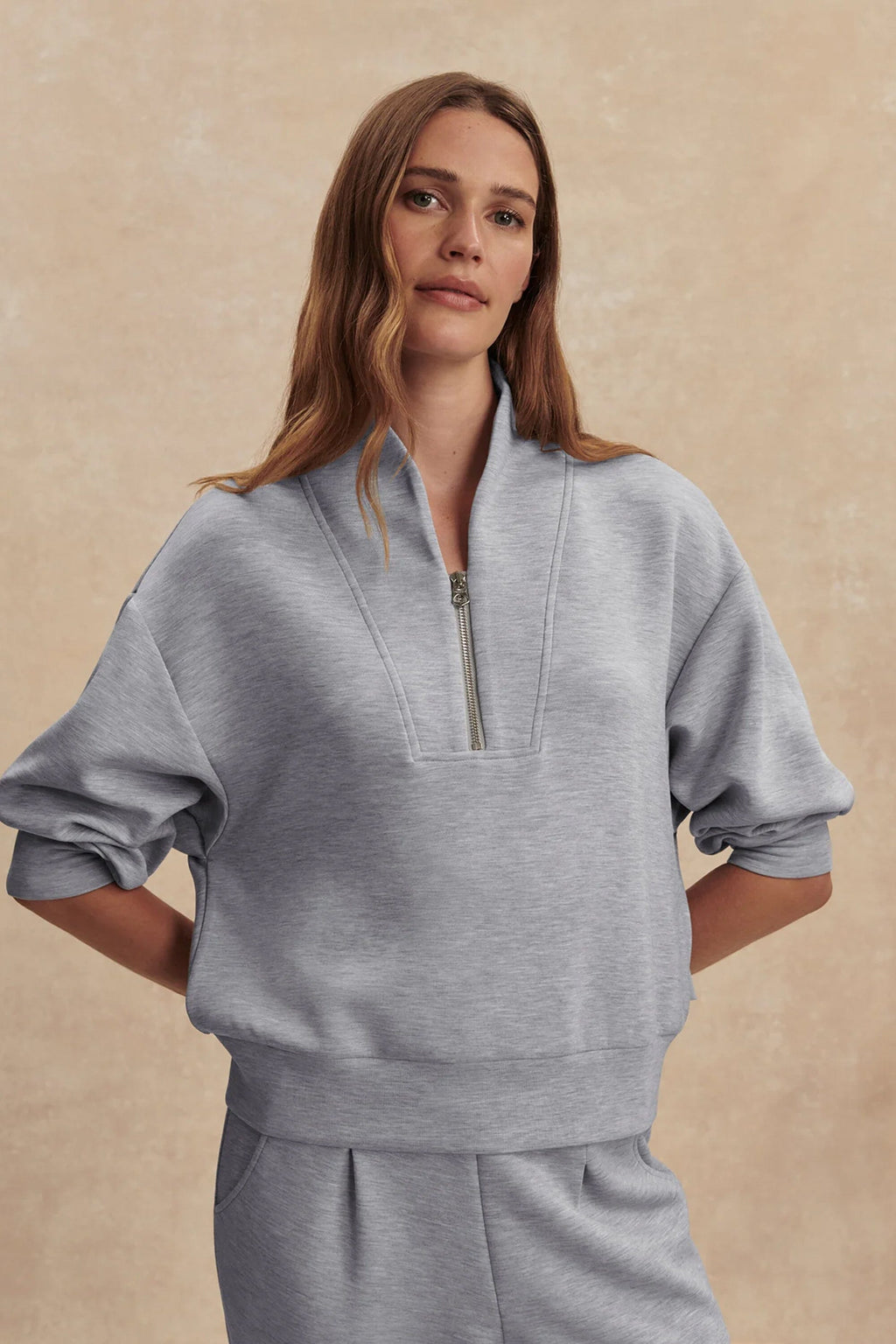 VARLEY | Davidson Sweat - Mid Blue