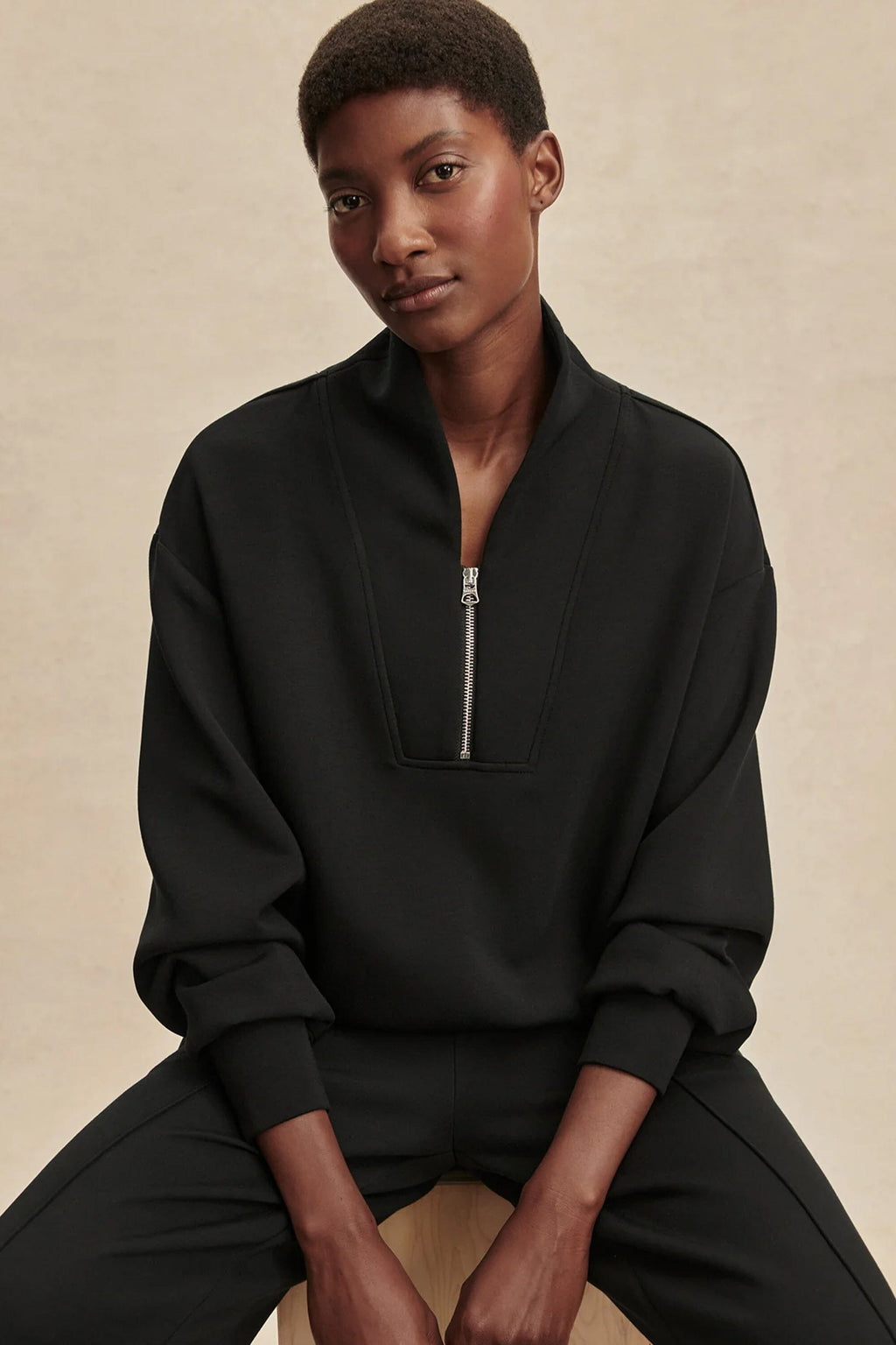 VARLEY | Davidson Sweat - Black
