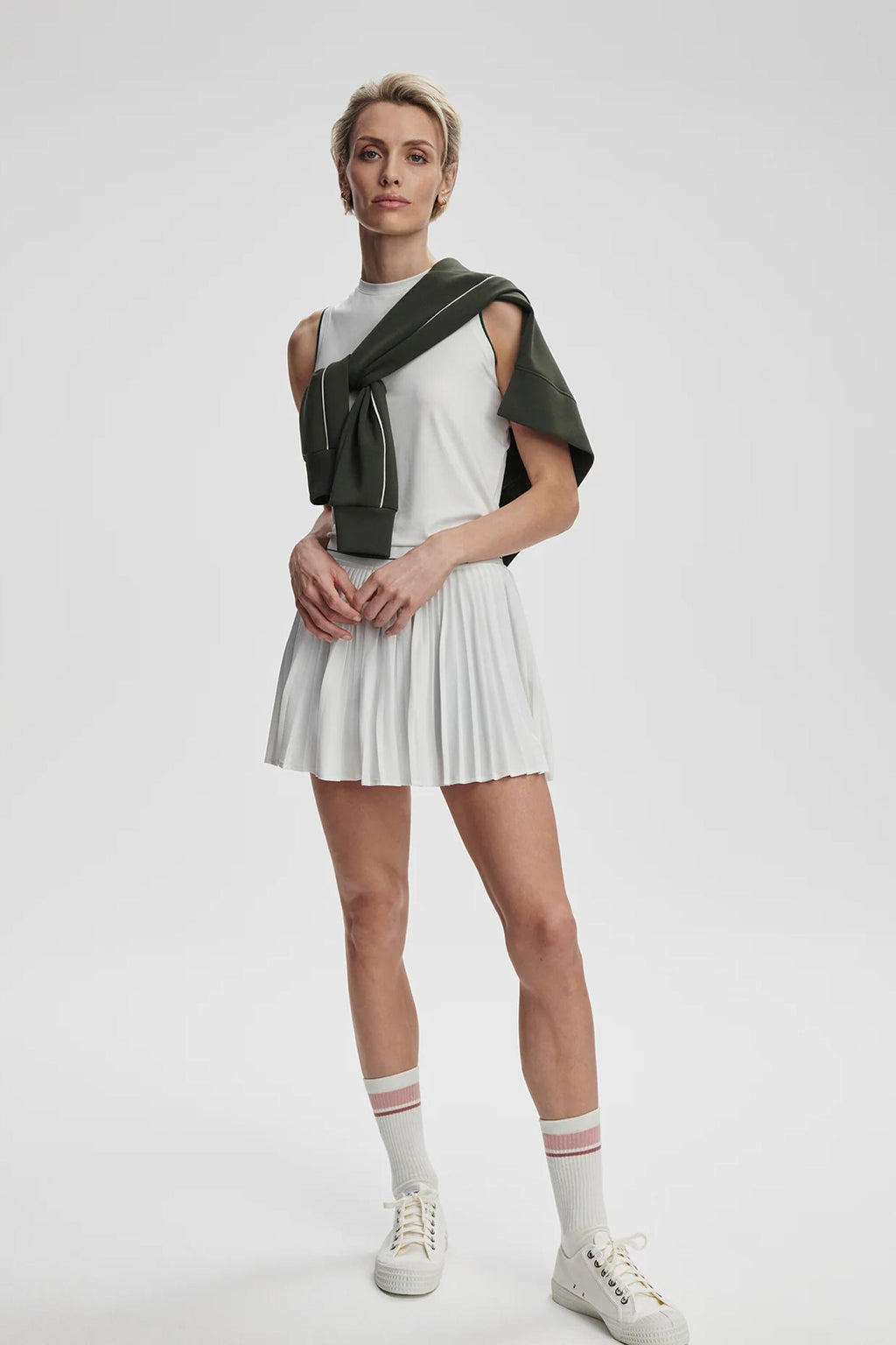 VARLEY | Clemency Skort 13.5" - White