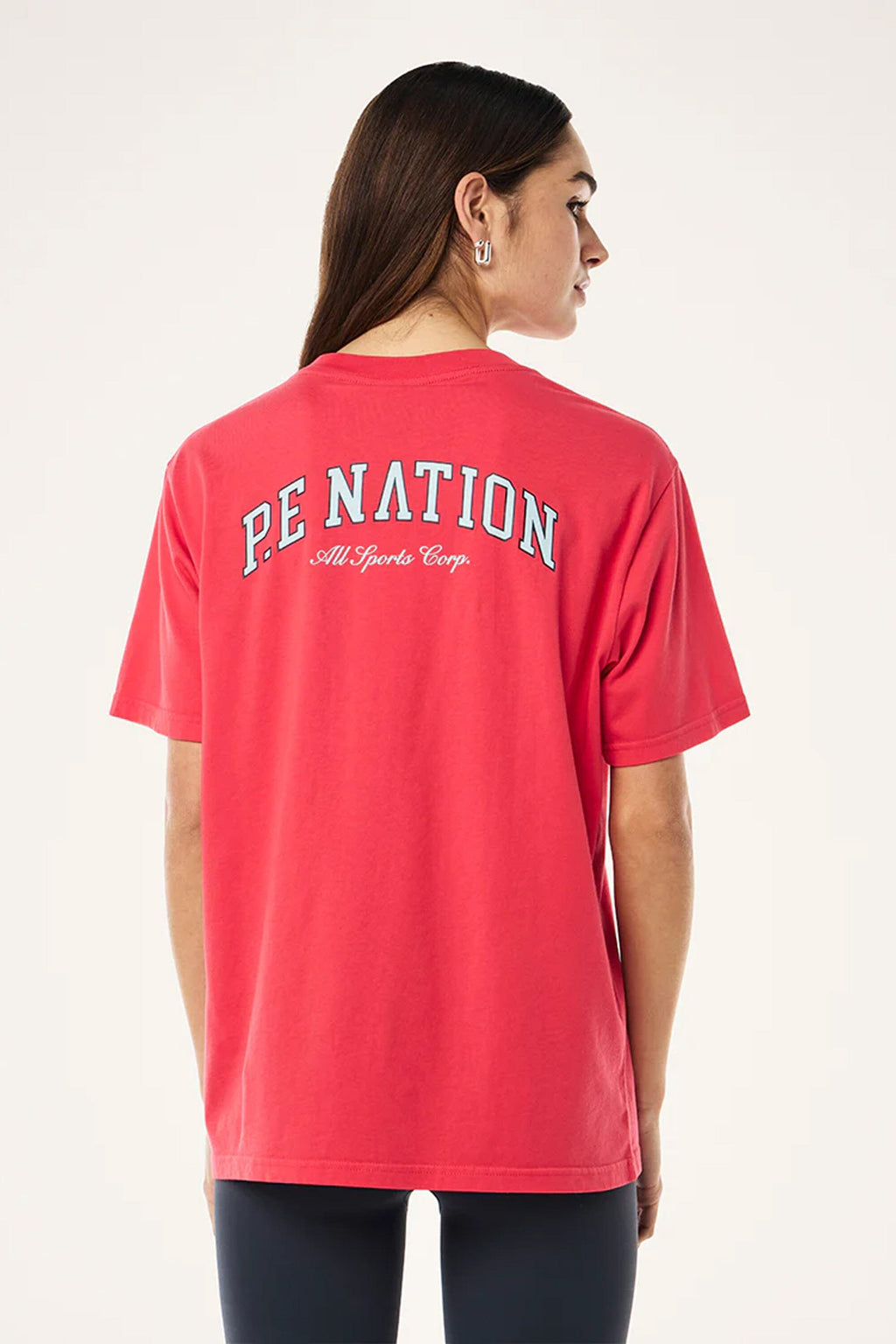 P.E NATION | Slate Tee - Washed Strawberry
