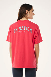 P.E NATION | Slate Tee - Washed Strawberry