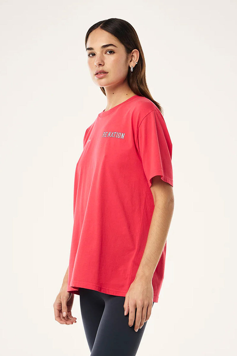 P.E NATION | Slate Tee - Washed Strawberry