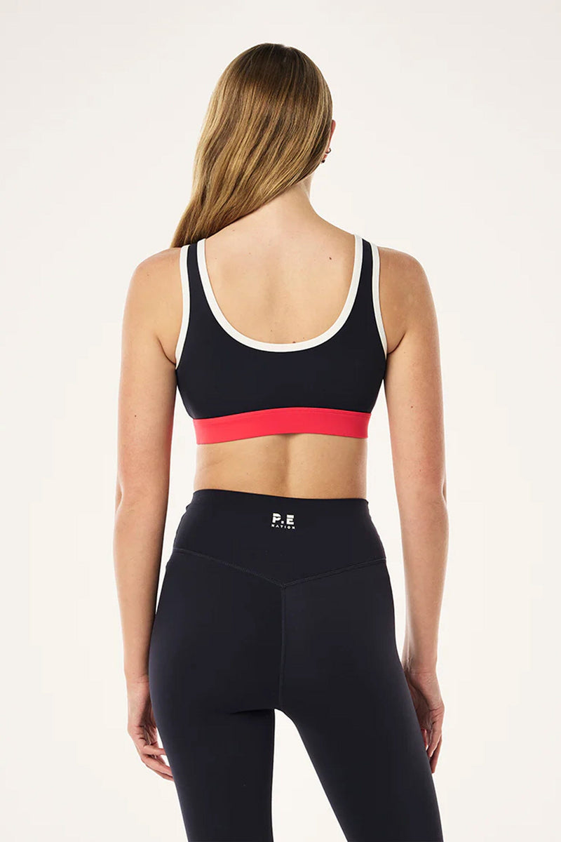 P.E NATION | Pursuit Sports Bra - Dark Sapphire