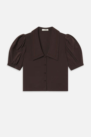 FRAME | The Sailor Blouse - Coffee