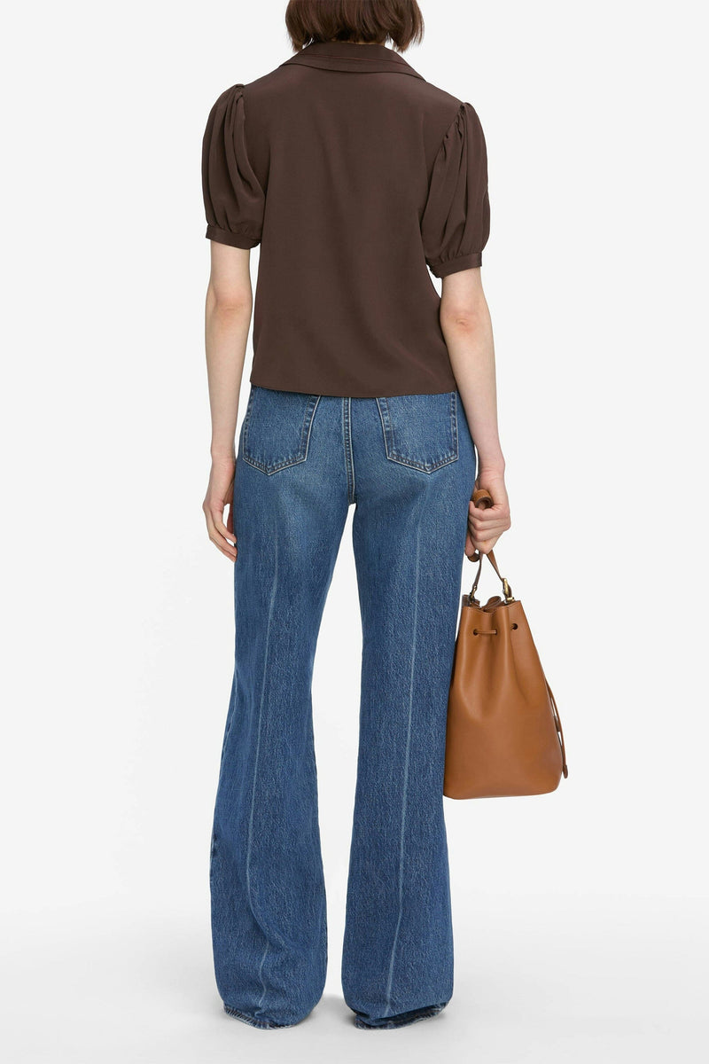 FRAME | The Sailor Blouse - Coffee