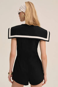 FOR LOVE & LEMONS | Shelly Romper - Black