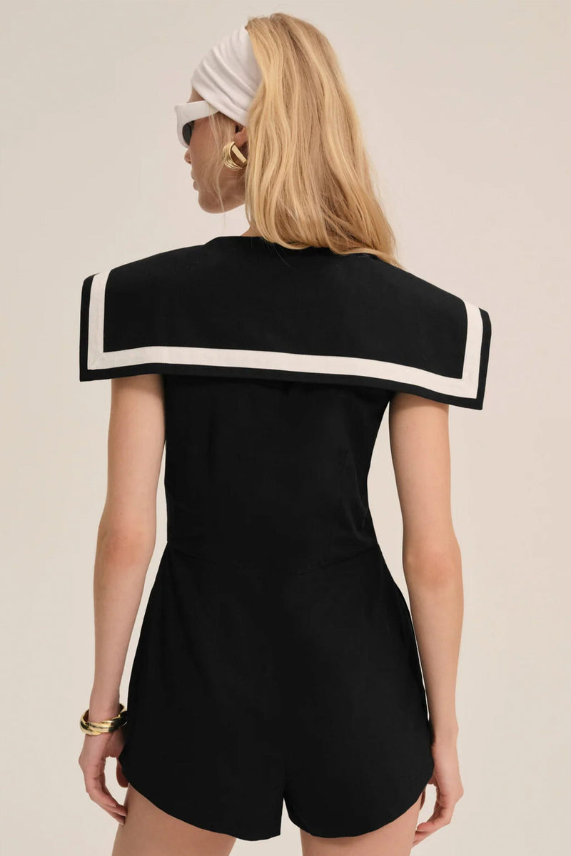FOR LOVE & LEMONS | Shelly Romper - Black