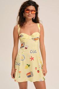 FOR LOVE & LEMONS | Ciao Mini Dress - Yellow