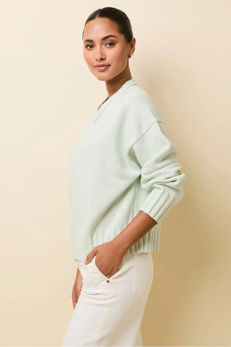 SOLID & STRIPED | The Reva Pullover - Mint