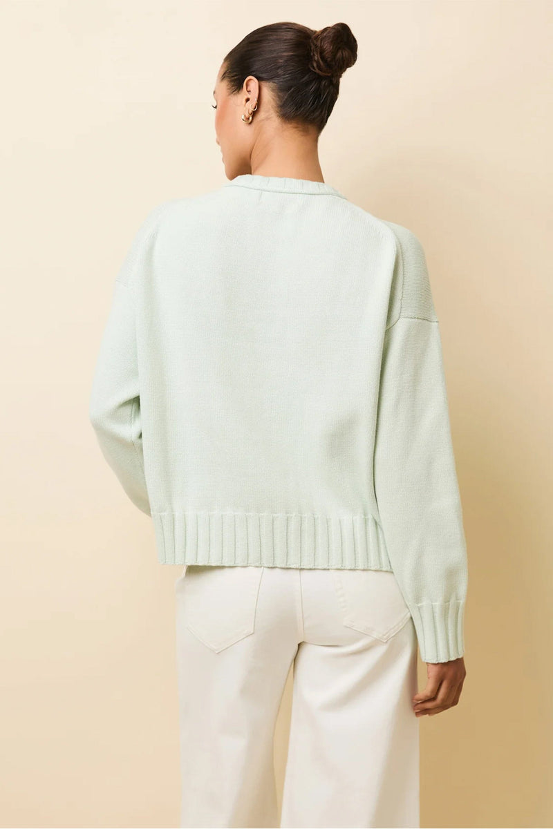 SOLID & STRIPED | The Reva Pullover - Mint