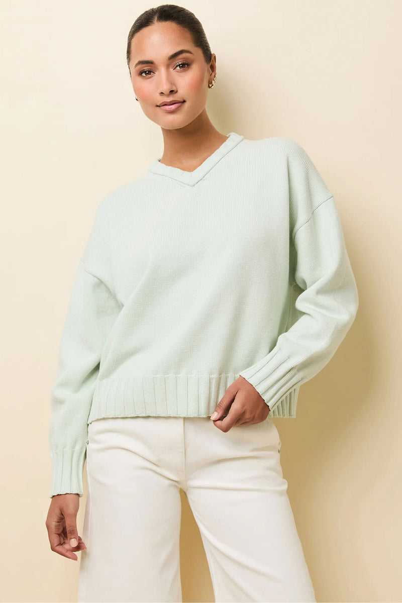 SOLID & STRIPED | The Reva Pullover - Mint