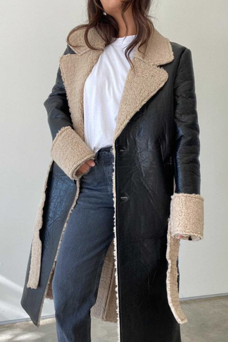 It Girl Trench - Black