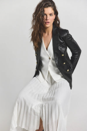 DEREK LAM | Lauren Mixed Media Dress - Soft White