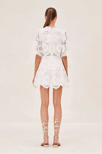 ALEXIS | Pia Dress - White