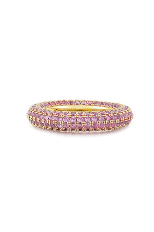 LUV AJ | Pave Amalfi Ring - Pink Gold