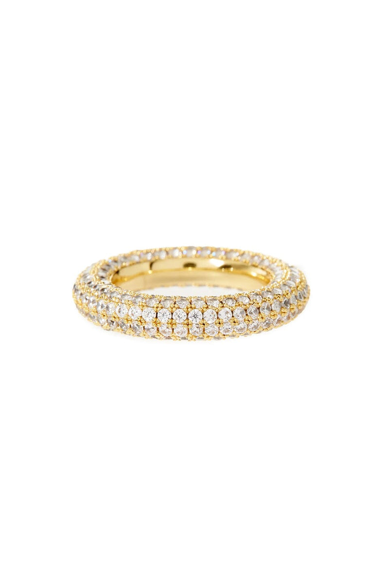 LUV AJ | Pave Amalfi Ring - Gold