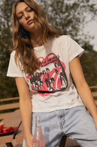 DAYDREAMER | Rolling Stones It's Only Rock and Roll Solo Tee - White