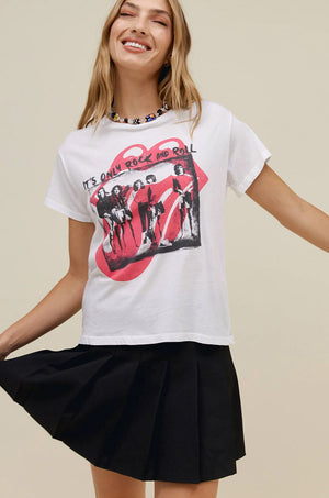 DAYDREAMER | Rolling Stones It's Only Rock and Roll Solo Tee - White
