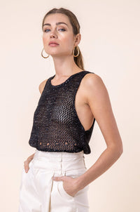 LINE & DOT | Moonlight no Crochet Dress - Black
