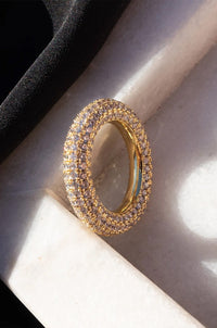 LUV AJ | Pave Amalfi Ring - Gold