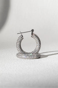 LUV AJ | Pave Baby Amalfi Hoops