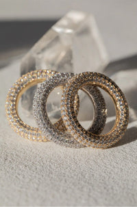 LUV AJ | Pave Amalfi Ring - Gold