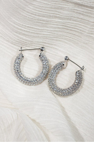 LUV AJ | Pave Baby Amalfi Hoops