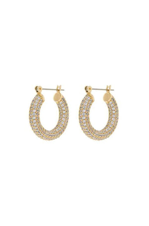 LUV AJ | Pave Baby Amalfi Hoops