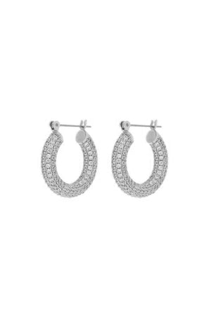 LUV AJ | Pave Baby Amalfi Hoops