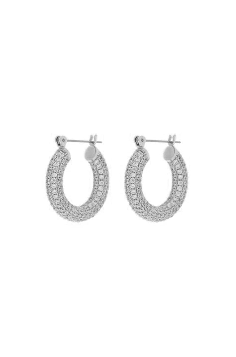 LUV AJ | Pave Baby Amalfi Hoops