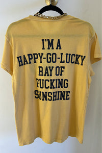 MADE WORN | I'm A Happy Go Lucky - Lemon