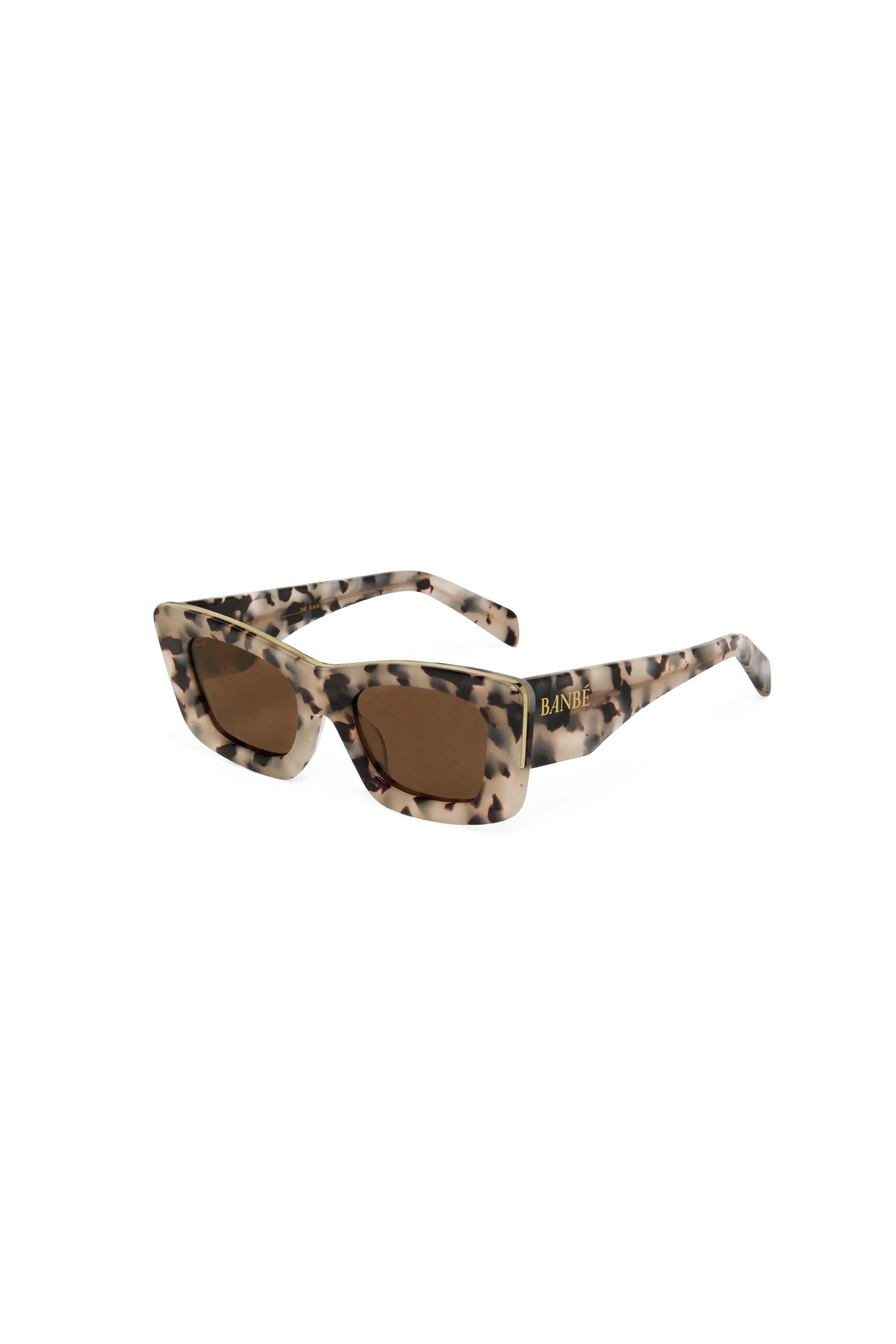 Banbé The Kerr Sunglasses B-1012 Black Rectangle Cat Eye Australia Womens 6E19D71C-9626-45B5-9272-  main image 2