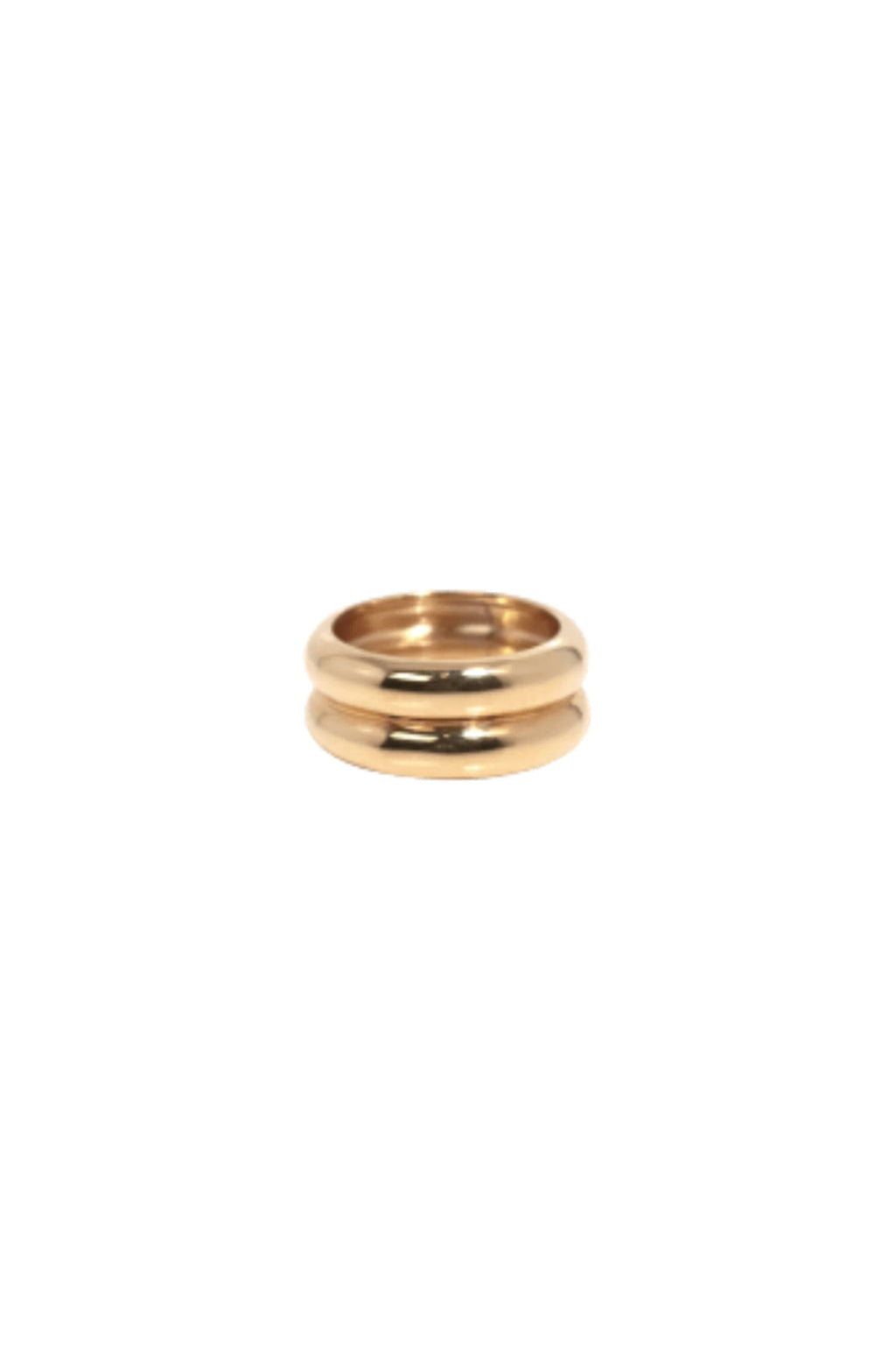 LIVIE | Malta Double Dome Ring - Gold