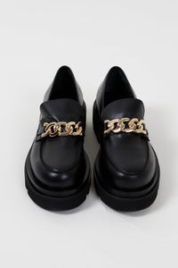 ALOHAS | Track Leather Loafer - Black