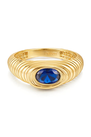 LUV AJ | The Royale Stone Signet Ring - Gold