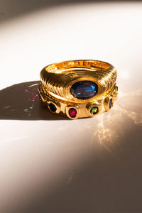 LUV AJ | The Royale Stone Signet Ring - Gold