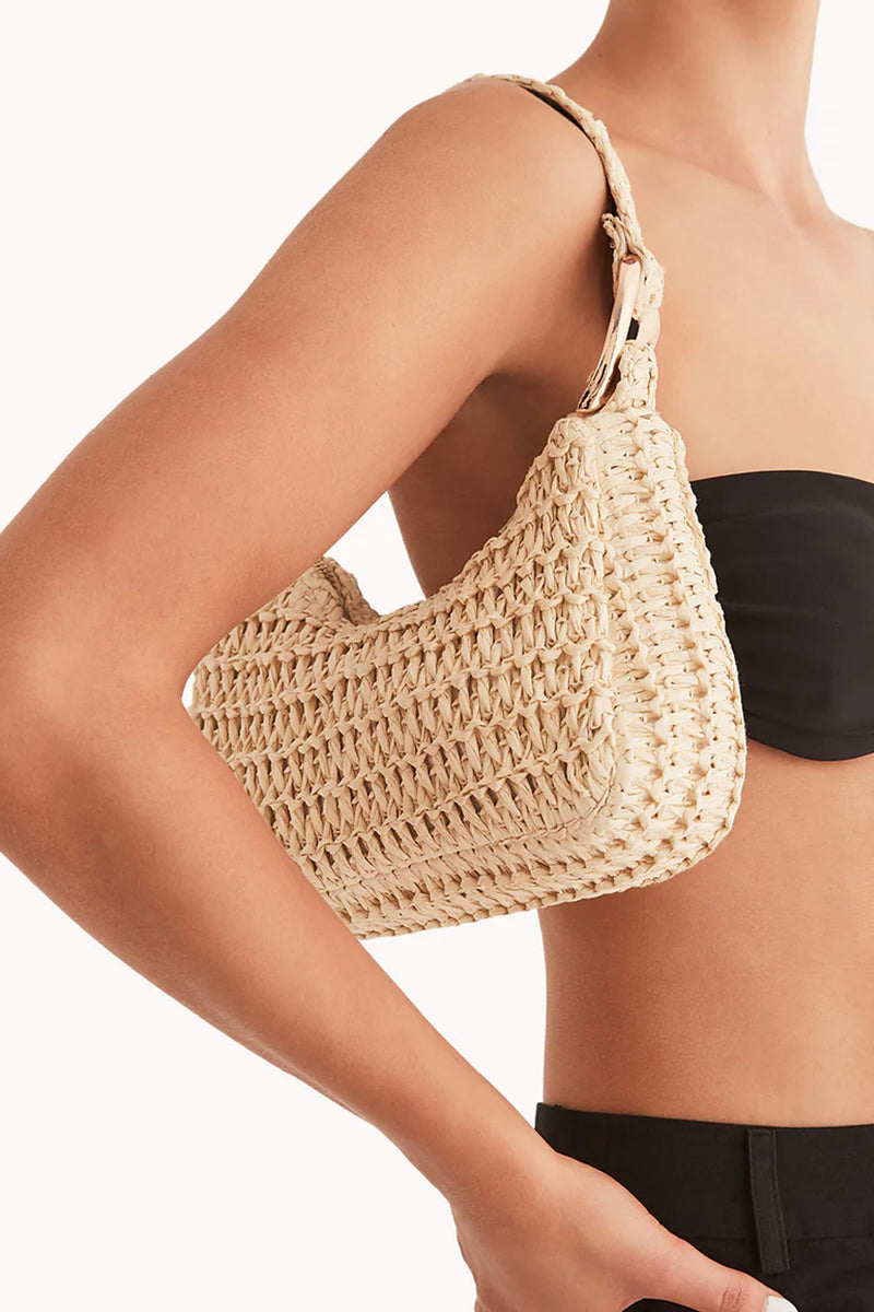 BILLINI | Summer Shoulder Bag - Natural Raffia