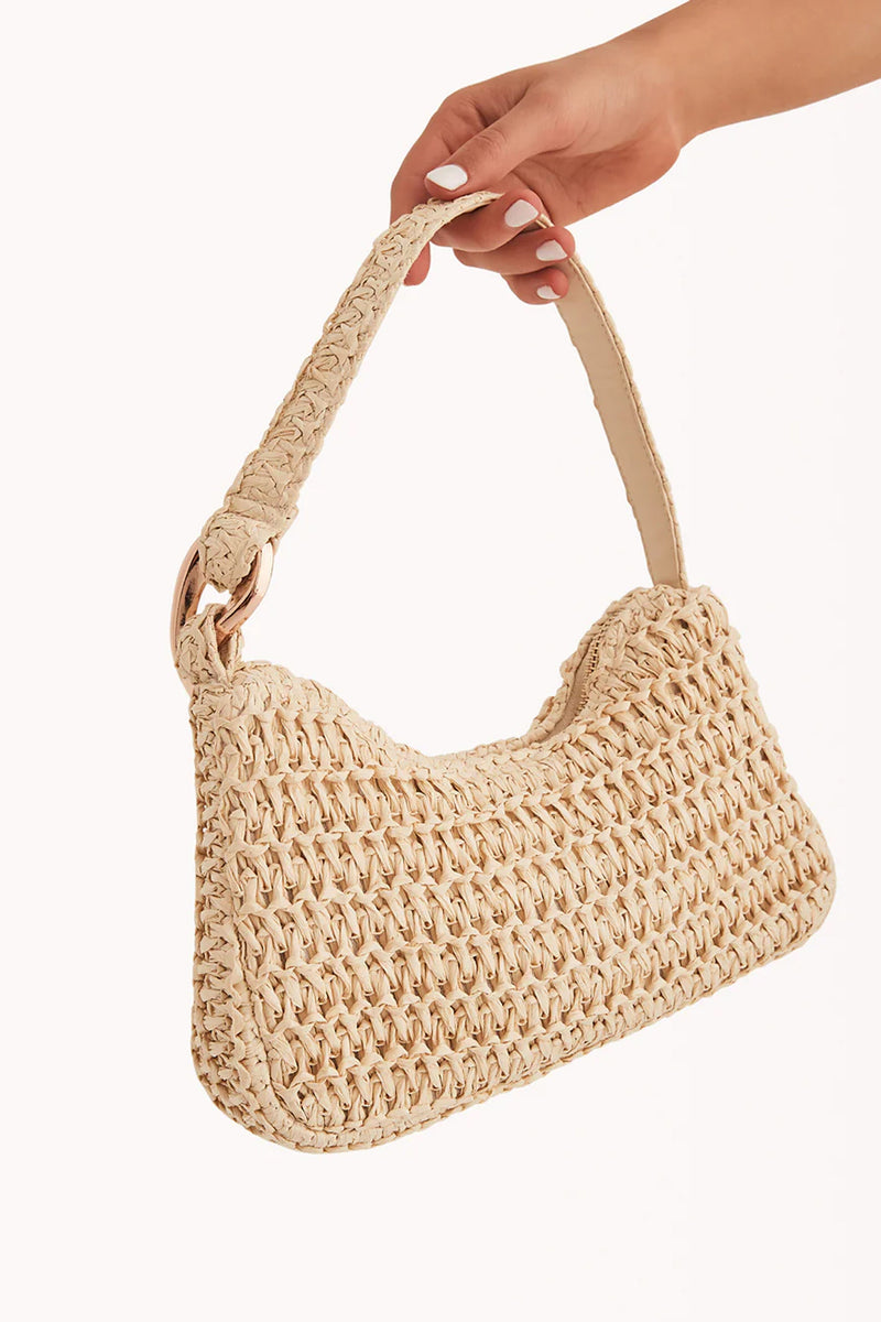 BILLINI | Summer Shoulder Bag - Natural Raffia