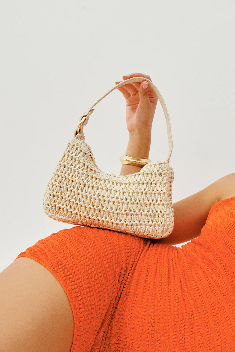 BILLINI | Summer Shoulder Bag - Natural Raffia